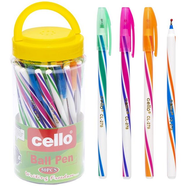 Ручка кулькова CELLO (CL-278PVC), чорнила сині